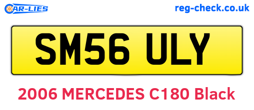 SM56ULY are the vehicle registration plates.