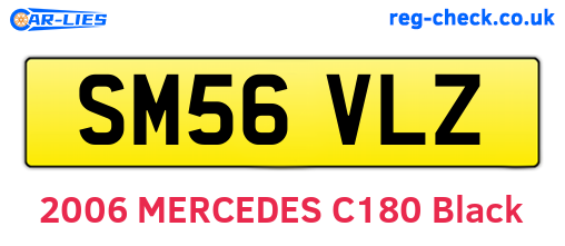 SM56VLZ are the vehicle registration plates.