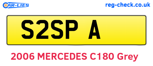 S2SPA are the vehicle registration plates.