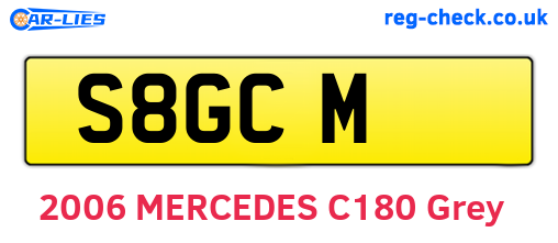 S8GCM are the vehicle registration plates.