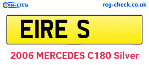 E1RES are the vehicle registration plates.