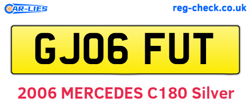 GJ06FUT are the vehicle registration plates.