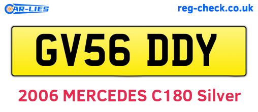 GV56DDY are the vehicle registration plates.