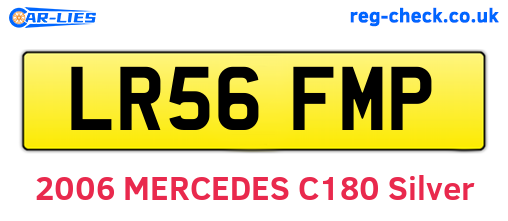 LR56FMP are the vehicle registration plates.