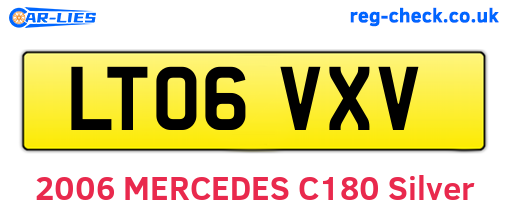 LT06VXV are the vehicle registration plates.