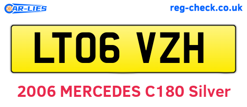 LT06VZH are the vehicle registration plates.