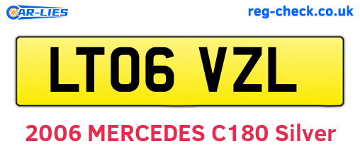 LT06VZL are the vehicle registration plates.