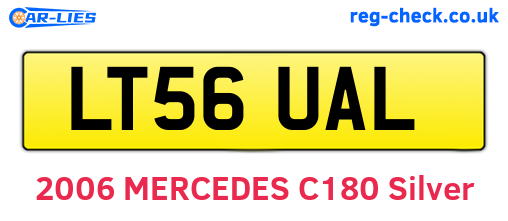 LT56UAL are the vehicle registration plates.