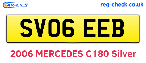 SV06EEB are the vehicle registration plates.