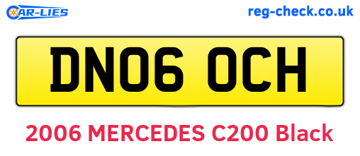 DN06OCH are the vehicle registration plates.
