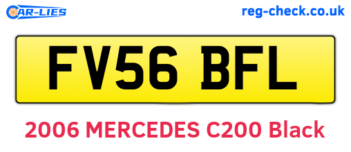 FV56BFL are the vehicle registration plates.