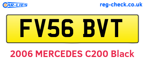 FV56BVT are the vehicle registration plates.