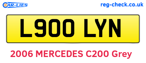 L900LYN are the vehicle registration plates.