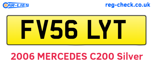 FV56LYT are the vehicle registration plates.