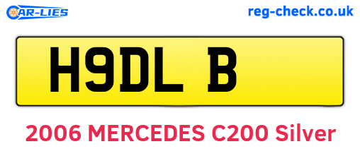 H9DLB are the vehicle registration plates.