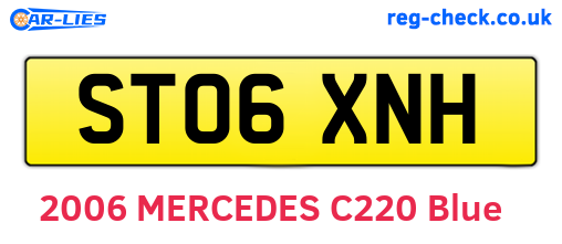 ST06XNH are the vehicle registration plates.