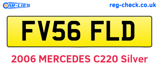 FV56FLD are the vehicle registration plates.