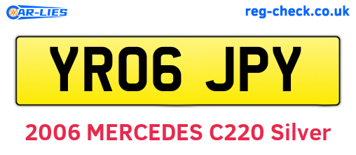 YR06JPY are the vehicle registration plates.