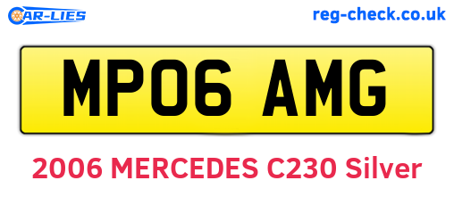 MP06AMG are the vehicle registration plates.