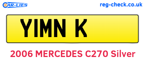 Y1MNK are the vehicle registration plates.