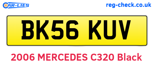 BK56KUV are the vehicle registration plates.
