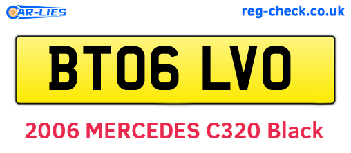 BT06LVO are the vehicle registration plates.