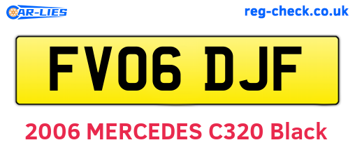 FV06DJF are the vehicle registration plates.