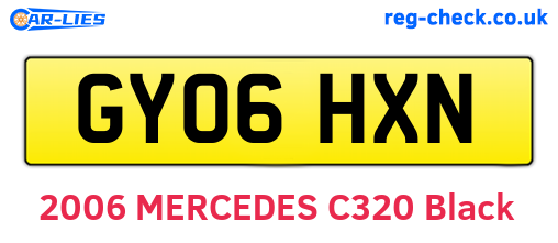 GY06HXN are the vehicle registration plates.