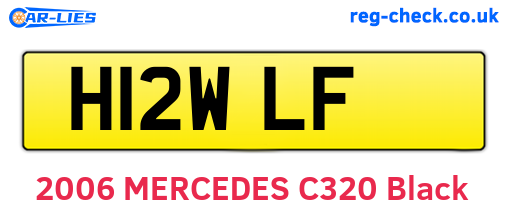 H12WLF are the vehicle registration plates.
