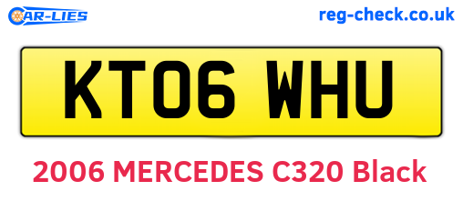 KT06WHU are the vehicle registration plates.