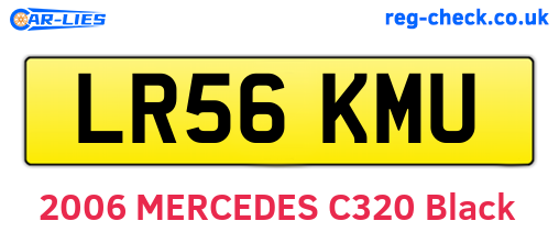 LR56KMU are the vehicle registration plates.
