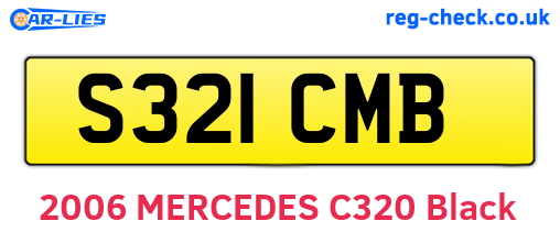 S321CMB are the vehicle registration plates.