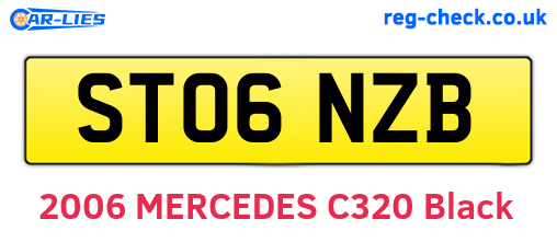 ST06NZB are the vehicle registration plates.