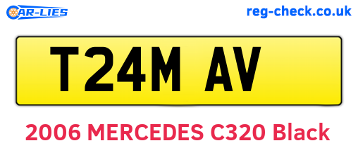 T24MAV are the vehicle registration plates.