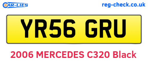 YR56GRU are the vehicle registration plates.