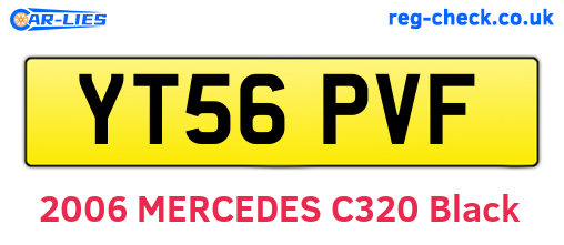 YT56PVF are the vehicle registration plates.