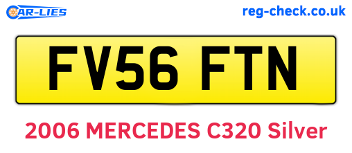 FV56FTN are the vehicle registration plates.