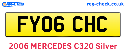 FY06CHC are the vehicle registration plates.