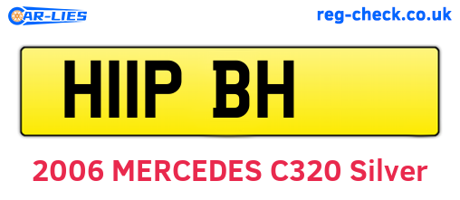 H11PBH are the vehicle registration plates.