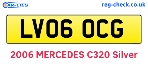 LV06OCG are the vehicle registration plates.