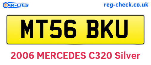 MT56BKU are the vehicle registration plates.