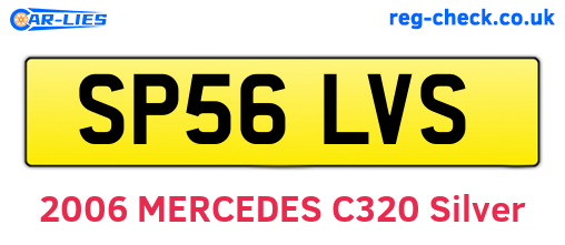 SP56LVS are the vehicle registration plates.