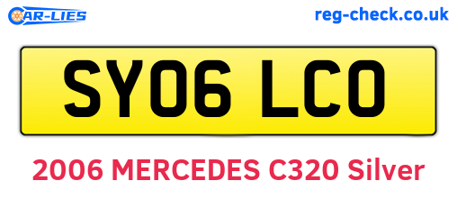 SY06LCO are the vehicle registration plates.