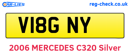V18GNY are the vehicle registration plates.
