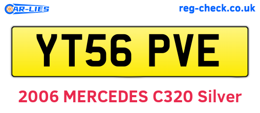 YT56PVE are the vehicle registration plates.