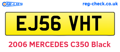 EJ56VHT are the vehicle registration plates.