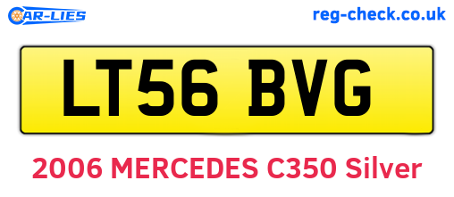 LT56BVG are the vehicle registration plates.
