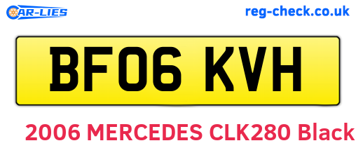 BF06KVH are the vehicle registration plates.