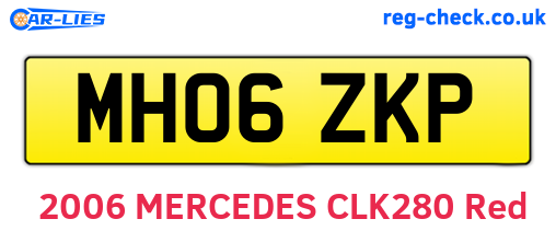 MH06ZKP are the vehicle registration plates.