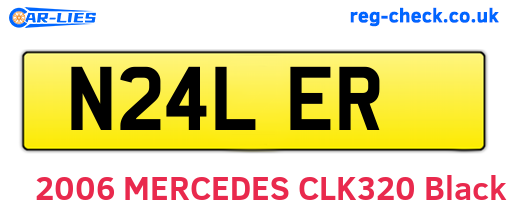N24LER are the vehicle registration plates.